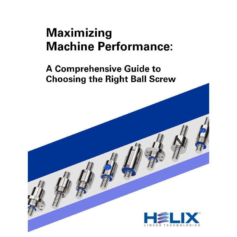 A Comprehensive Guide to Choosing the Right Ball Screw